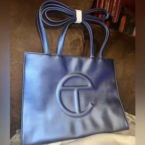 Telfar Medium Cobalt Shopping Bag